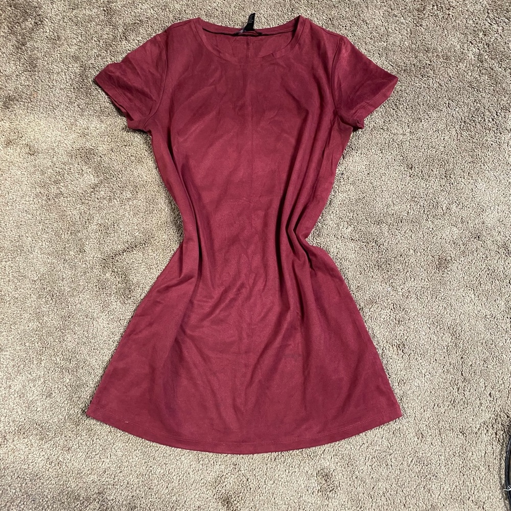 Velvet Short Sleeve Dress